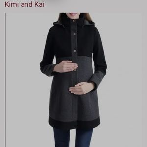 Kimi and Kai maternity coat size L